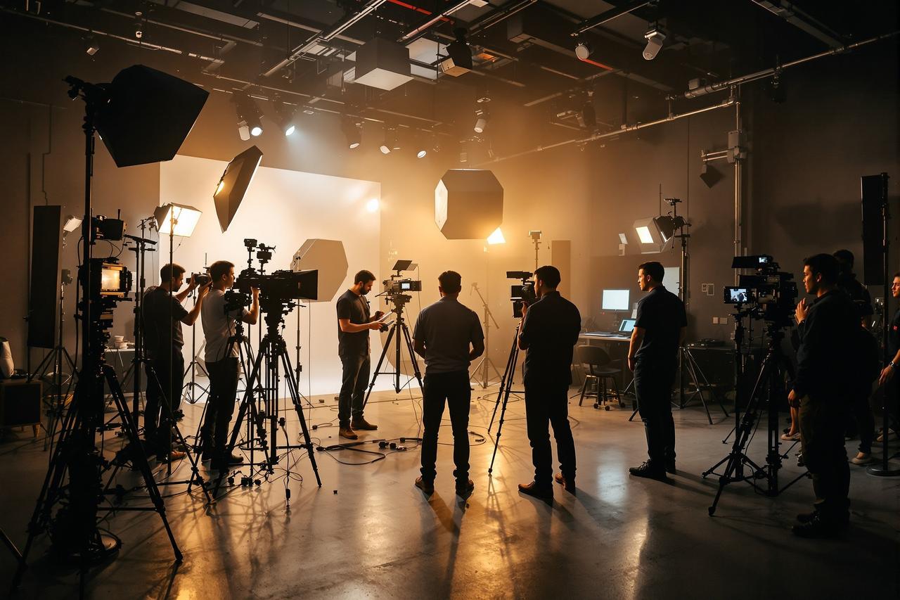 av视频制作现场